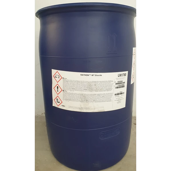 Microbiocide Kathon WT  Isothizolinone Dupont 125 kg/drum